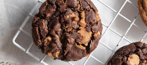 Gluten free chocolate and salted caramel muffins