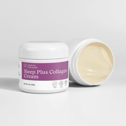 Suggested use for Sleep Plus Collagen Cream