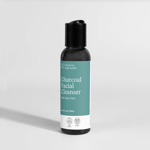 Suggested use for Charcoal Facial Cleanser