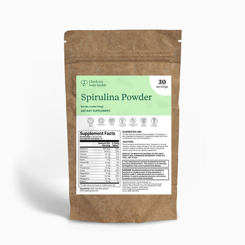 Suggested use of Spirulina Powder