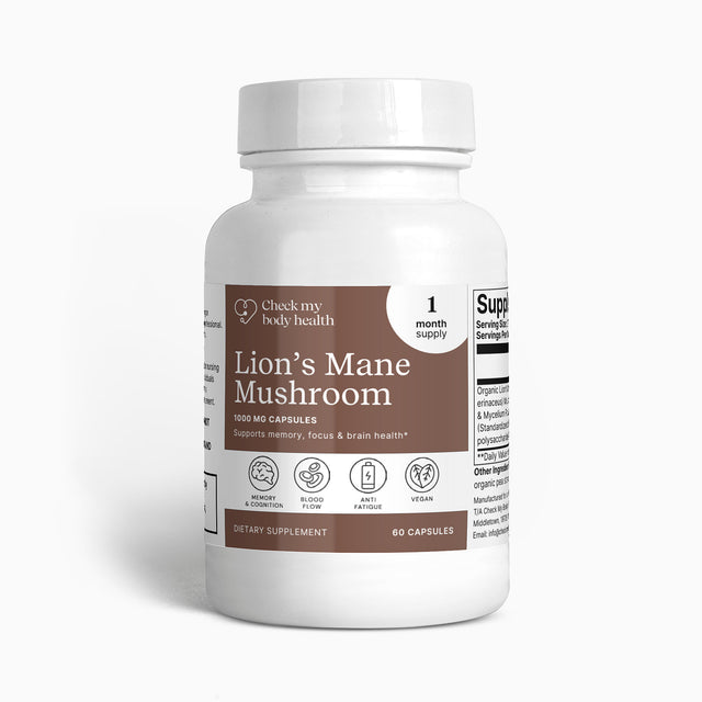 Lion's Mane Mushroom - Check My Body Health USA