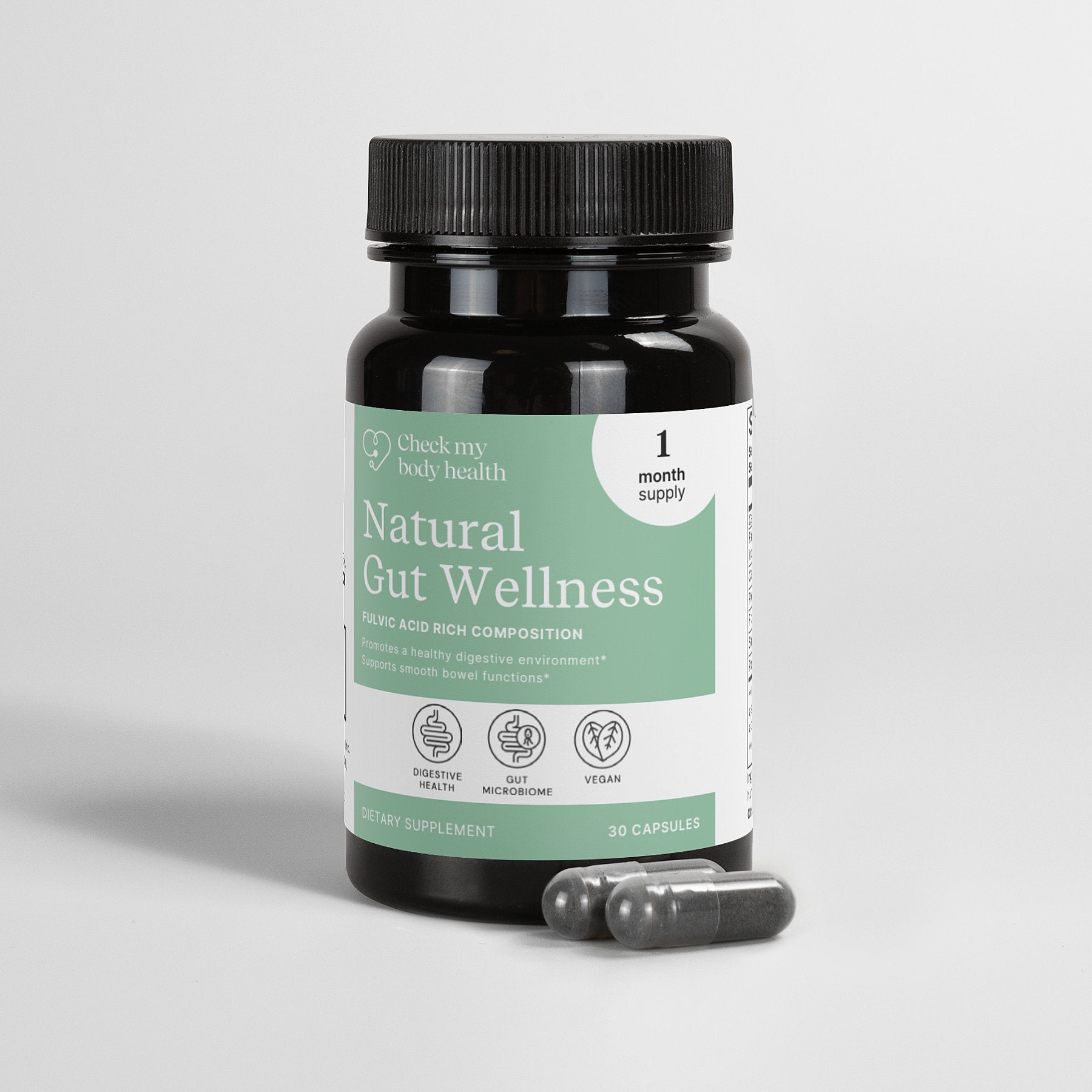 健康・医学 CREATING NATURAL FORM Natural Gut Wellness Capsules – Check My Body Health USA