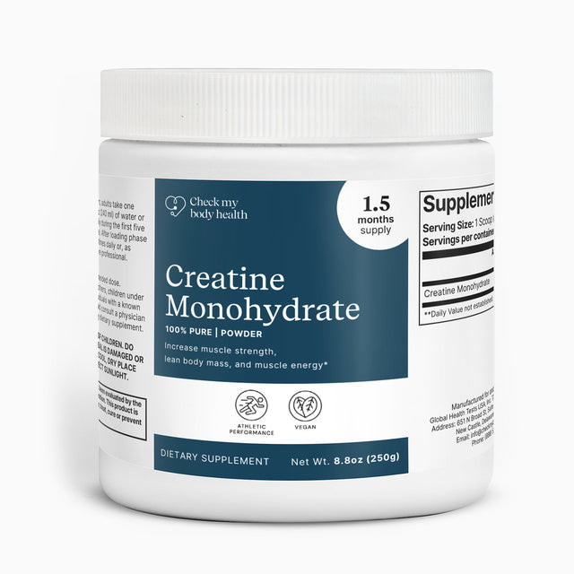 Creatine Monohydrate - Check My Body Health USA