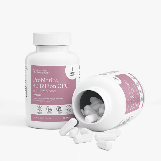 Probiotic 40 Billion with Prebiotics - Check My Body Health USA