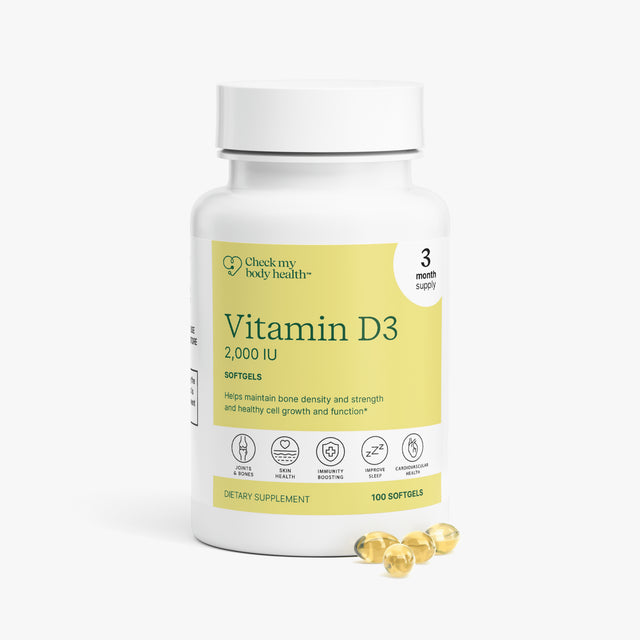 Vitamin D3 2,000 IU - Check My Body Health USA