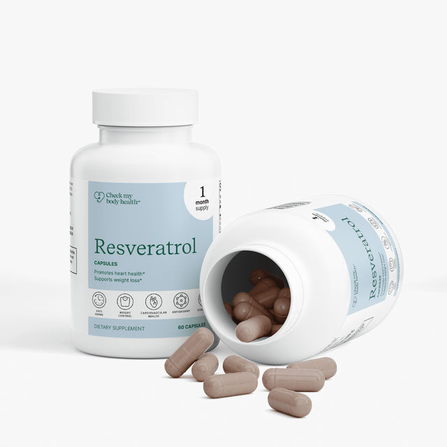 Resveratrol 50% 600mg - Check My Body Health USA