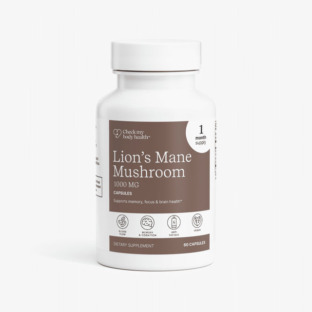 Lion's Mane Mushroom - Check My Body Health USA