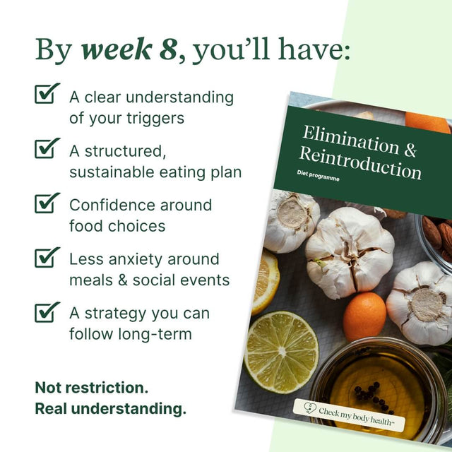 Elimination & Reintroduction Programme - Check My Body Health USA
