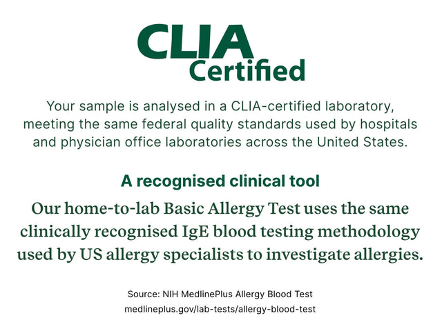 Basic Allergy Test - Check My Body Health USA