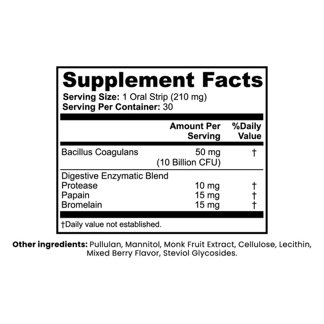Digestive + Gut Health Strips