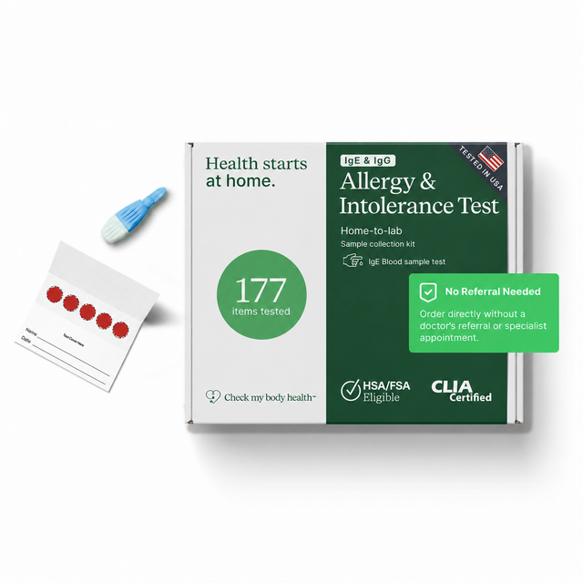 Allergy & Intolerance Test (IgE + IgG)