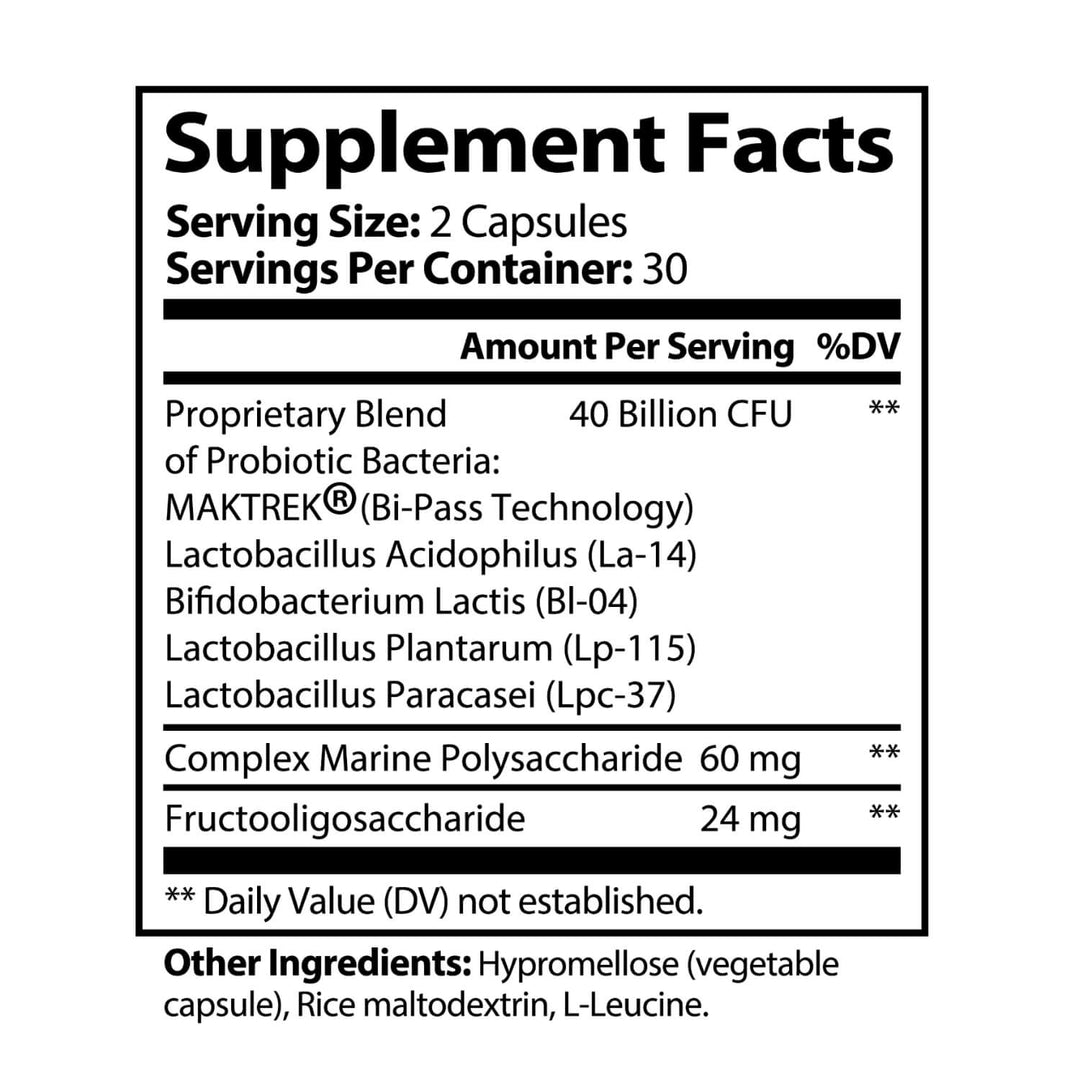 Probiotic 40 Billion with Prebiotics